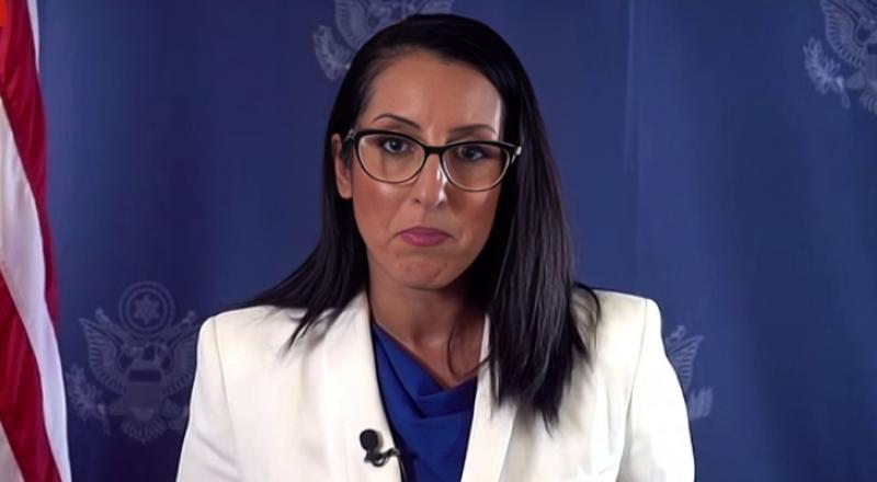 المتحدثة الناطقة بالعربية باسم وزارة الخارجية الأمريكية هالة غريط