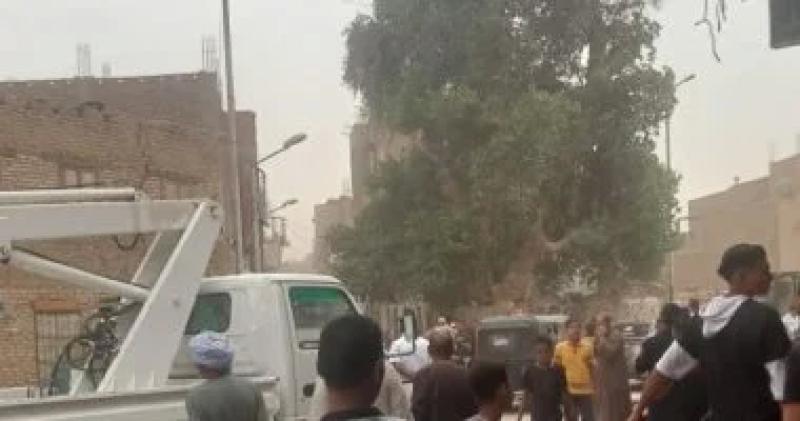 جانب من الحادث 