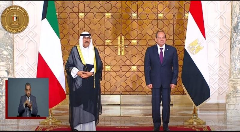 الرئيس السيسي وأمير الكويت 