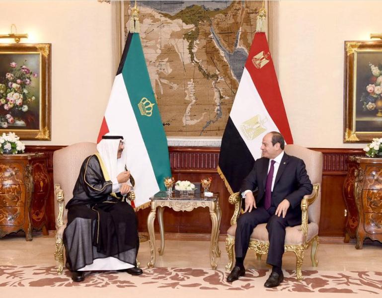 الرئيس السيسي وأمير الكويت