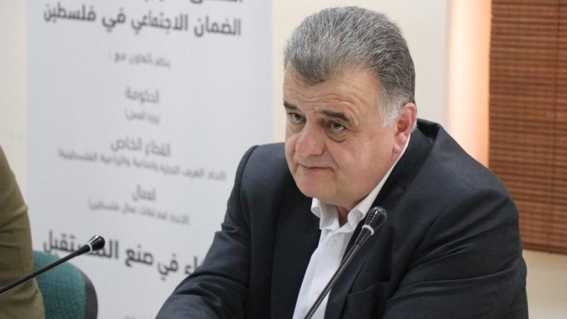 أمين الاتحاد العام لنقابات عمال فلسطين شاهر السعد