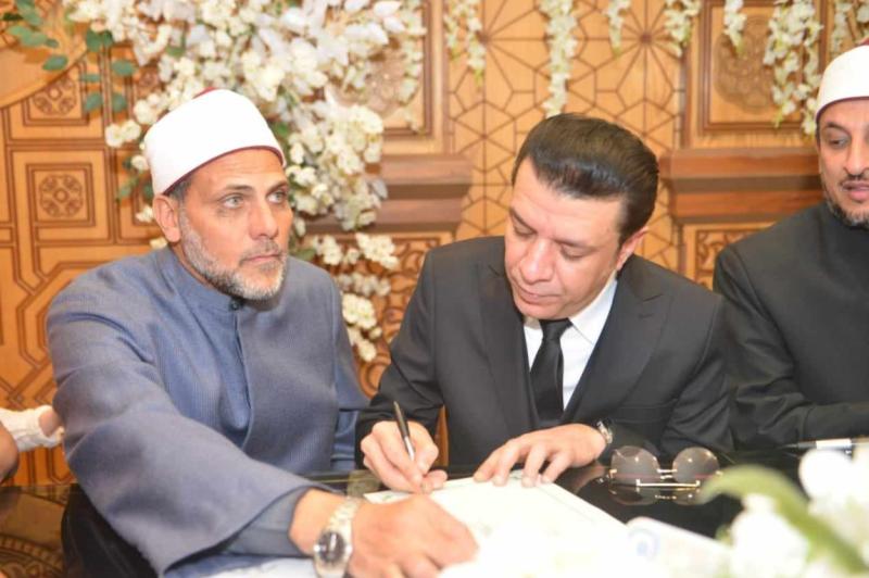 مصطفى كامل يحتفل بعقد قران ابنته بحضور نجوم الفن