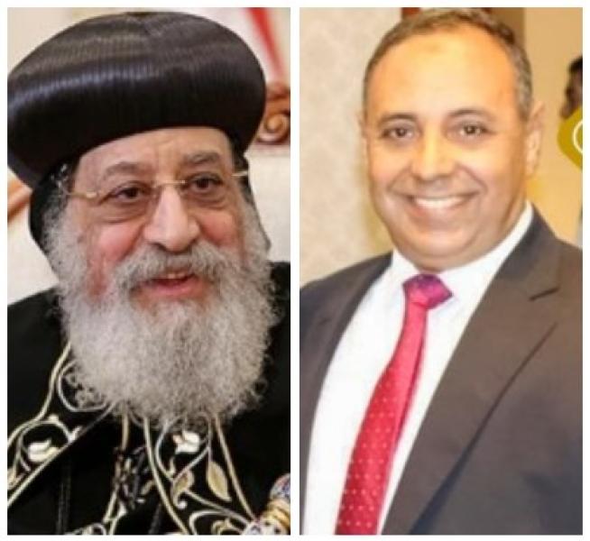 النائب تيسير مطر والبابا تواضروس