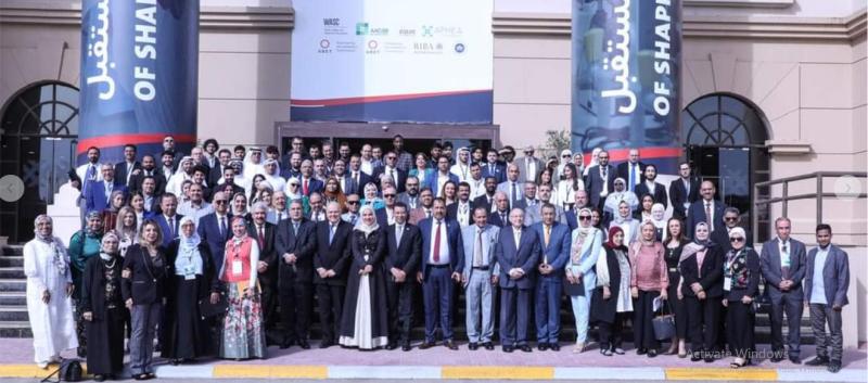 جانب من حضور توقيع مذكرة تعاون بين جامعة العلمين الدولية وجامعة أبوظبي