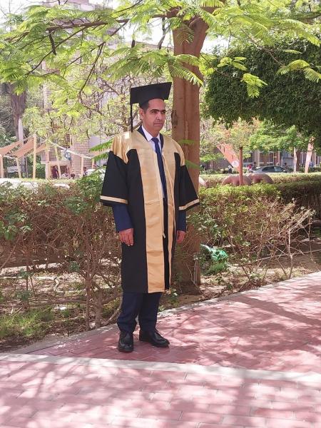د. صلاح محمد مختار حميدة صاحب الرسالة العلمية المتميزة والفريدة من نوعها