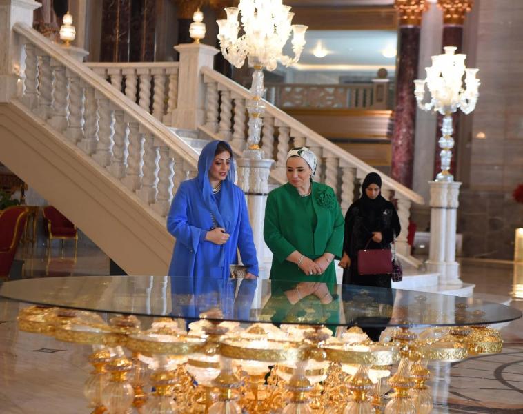 خلال الزيارة