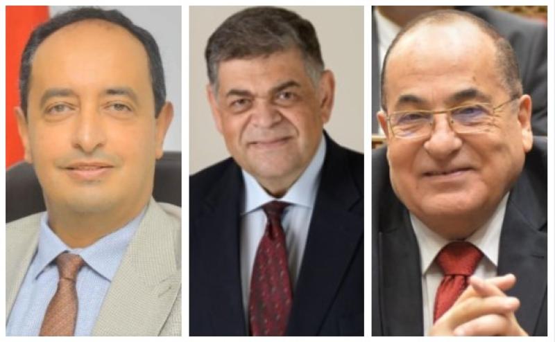اللواء الدكتور محمد درويش والدكتور أشرف حاتم والدكتور عمرو عثمان