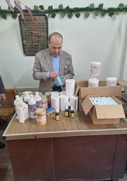 جانب من المضبوطات 