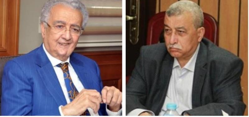 الكاتب الصحفي محمود نفادي ورجل الاعمال نادر رياض  