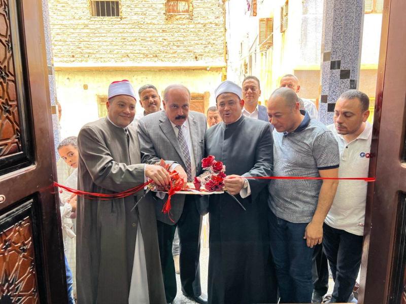 اثناء افتتاح الجامع 