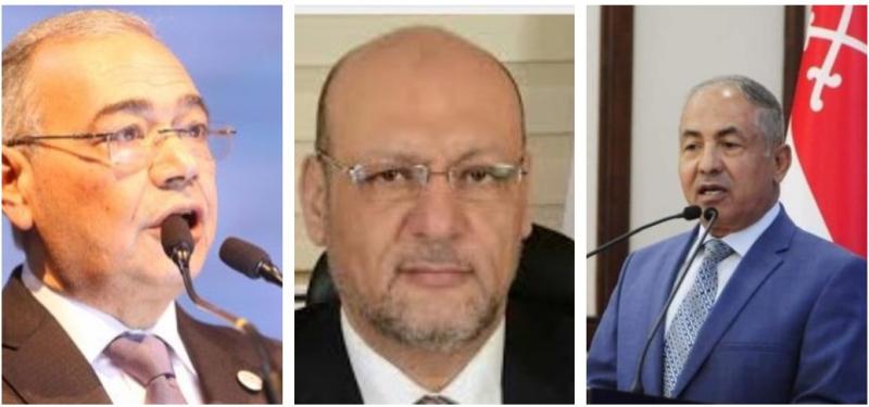 اللواء أحمد العوضي و المستشار حسين أبو العطا  والدكتور عصام خليل