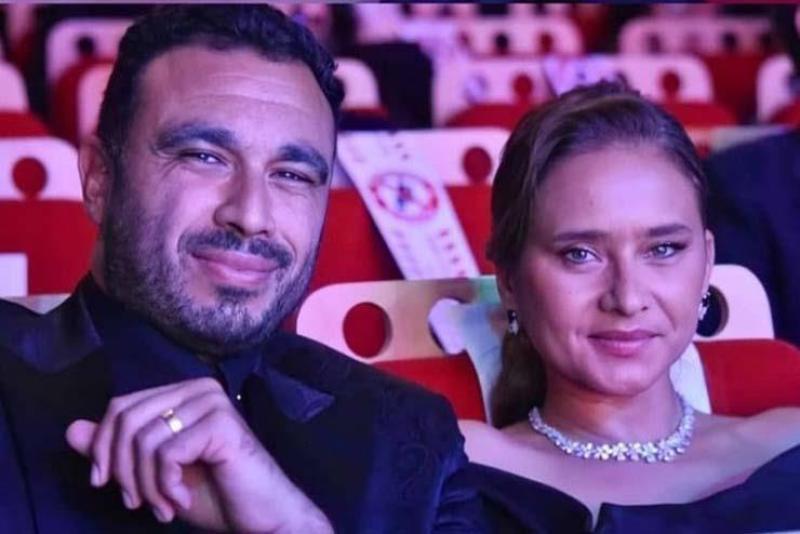 نيللي كريم وهشام عاشور