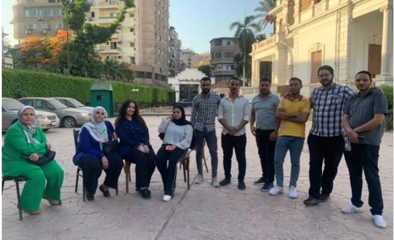 جانب من الاعتصام