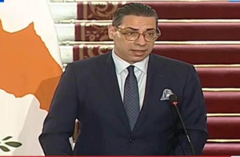 وزير خارجية قبرص كونستانتينوس كومبوس