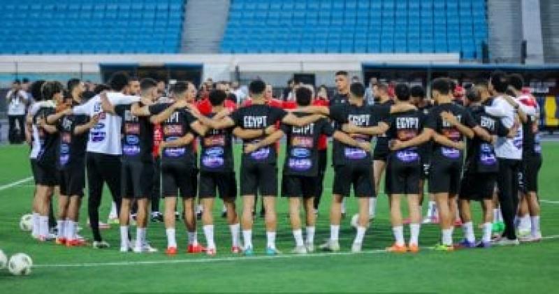 منتخب مصر يختتم تدريباته قبل السفر إلي غينيا بيساو