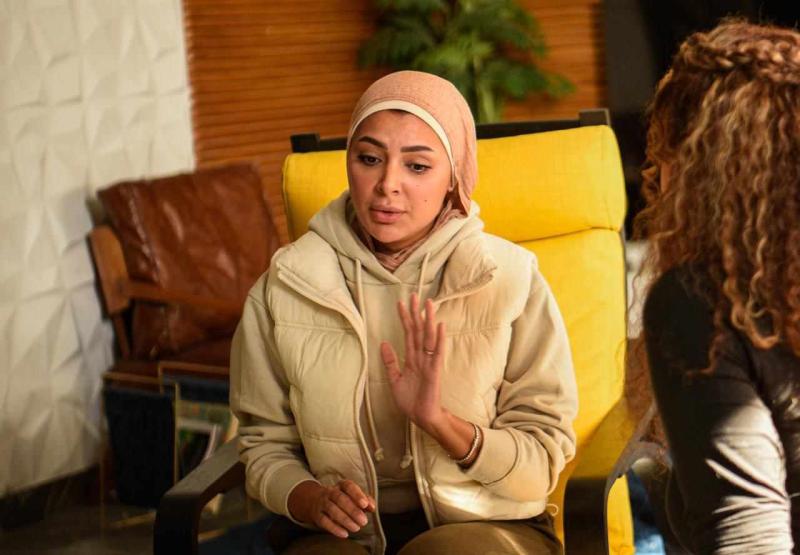 بسمة داود من كواليس مسلسل الوصفة السحرية