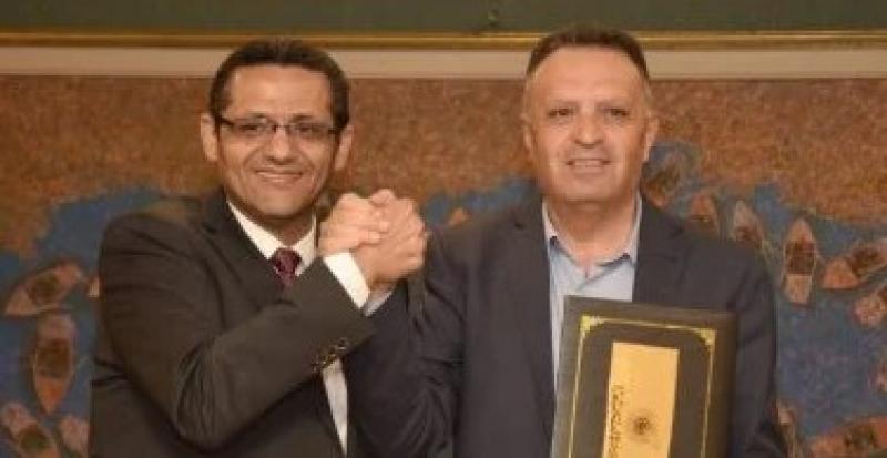 نقيب الصحفيين الفلسطينيين وخالد البلشى