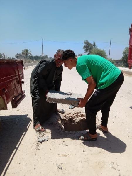 جانب من التركيب للاغطية 