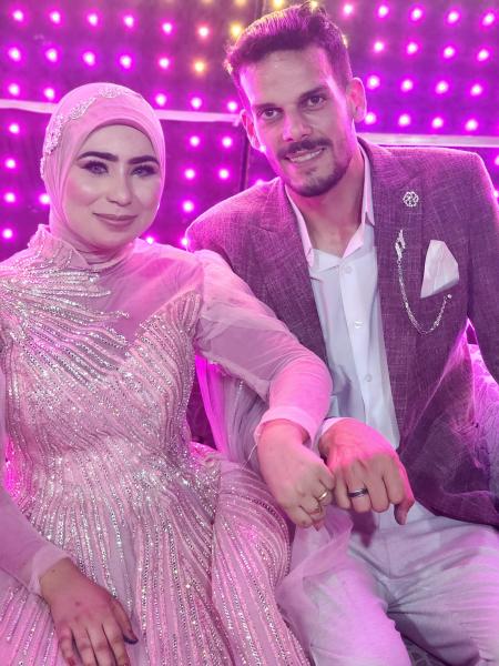 منير صلاح وشهد طلعت 