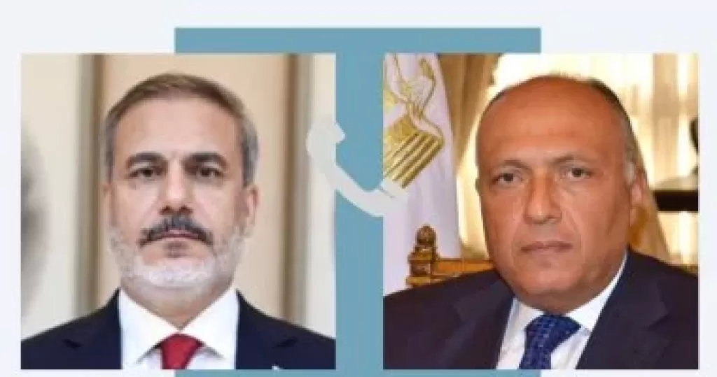 شكرى ونظيره التركي