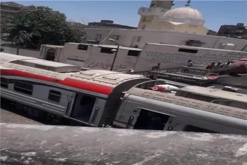 مصرع شخص على قطار القاهرة- أسوان