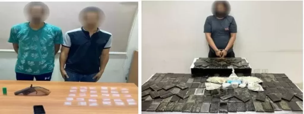 جانب من المضبوطات