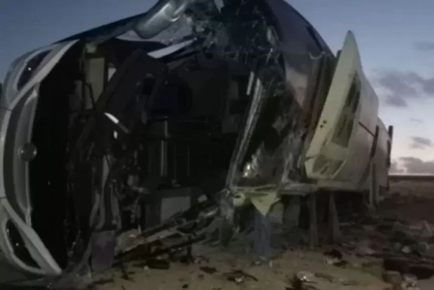 حادث الأتوبيس بمحور الضبعة