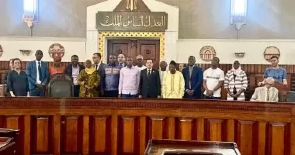 وفد مكتب الأمم المتحدة بمحكمة النقض