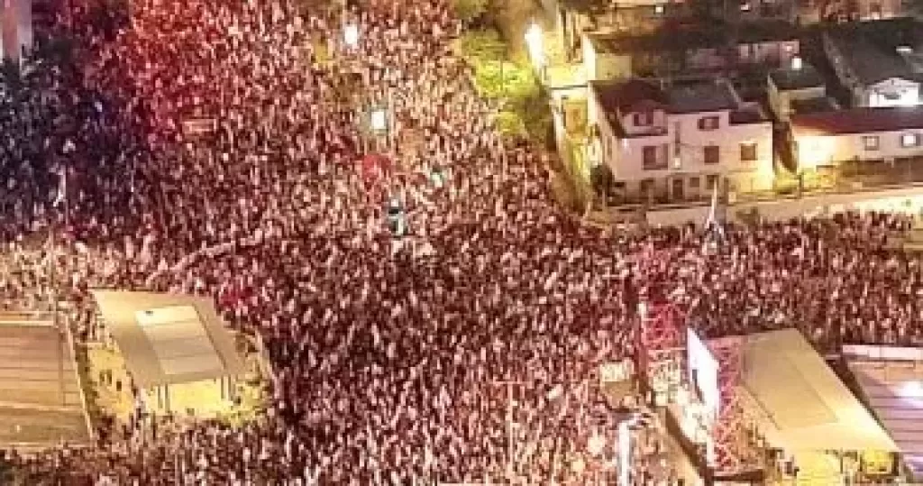 مظاهرات فى تل أبيب 