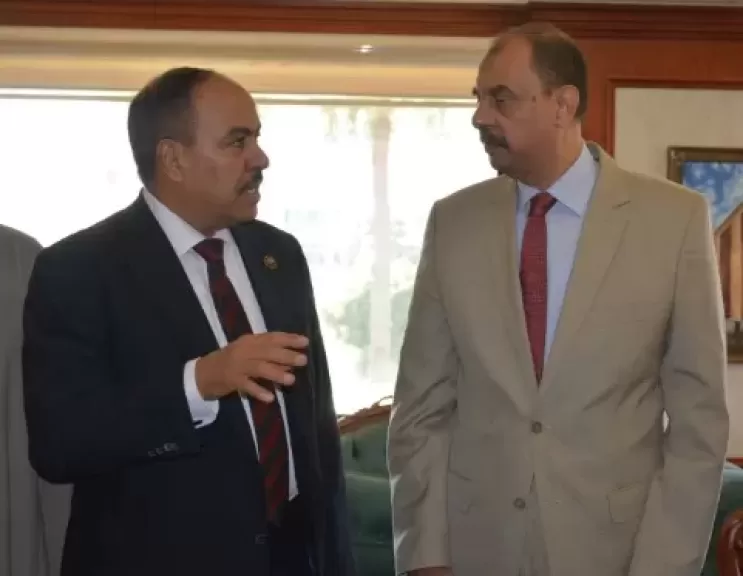 اللواء عبد الفتاح نور الدين محافظ سوهاج والنائب أحمد قورة