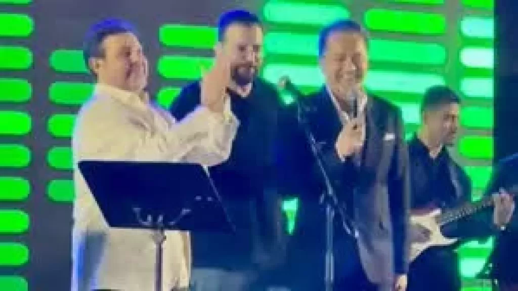 هاني شاكر ومروان خوري يغلقان شوارع بيروت في حفل استثنائى