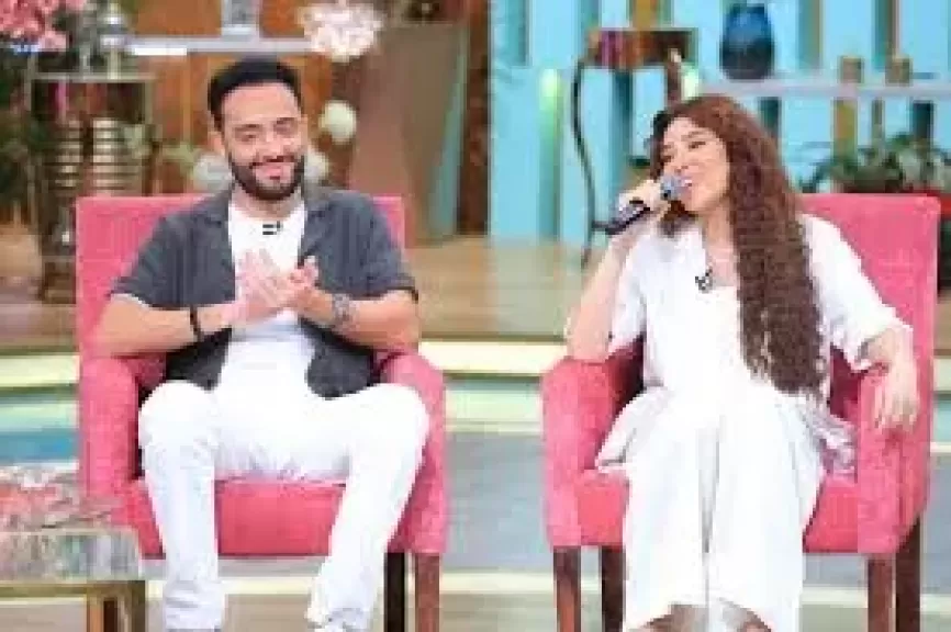 رامى جمال وزوجته