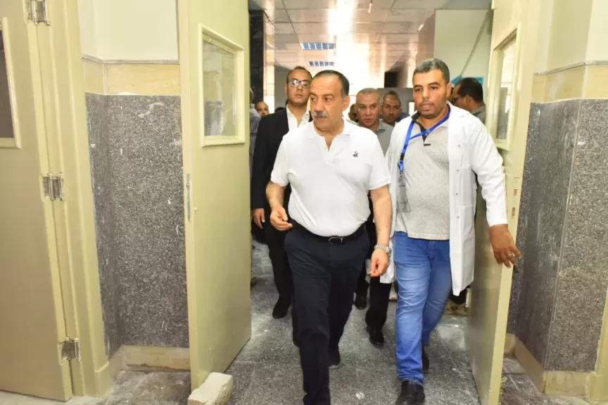 محافظ زياره مستشفى المبره