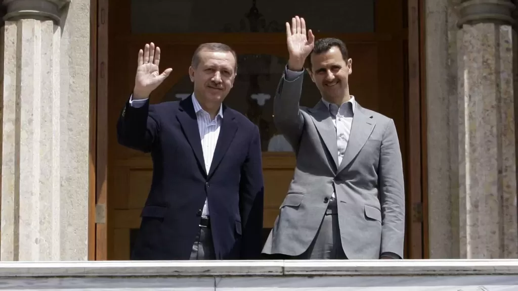بشار الأسد واردوغان 