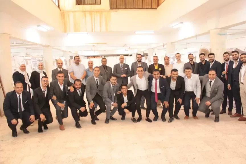  افتتاح المعرض كليه فنون جميله