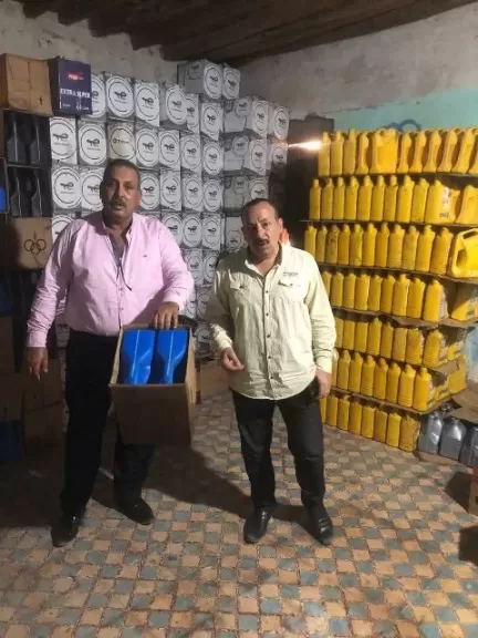 جانب من المضبوطات