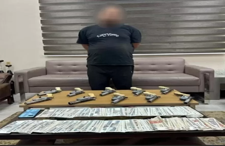 المتهم والمضبوطات