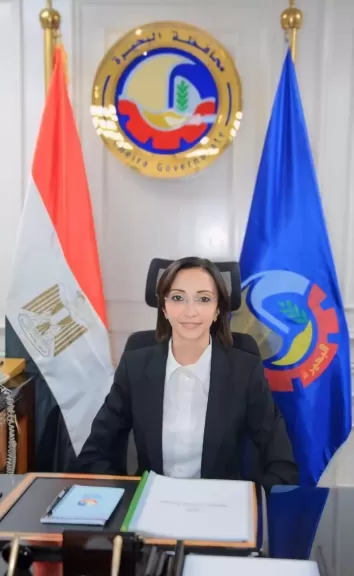الدكتورة  جاكلين عازر محافظ البحيرة