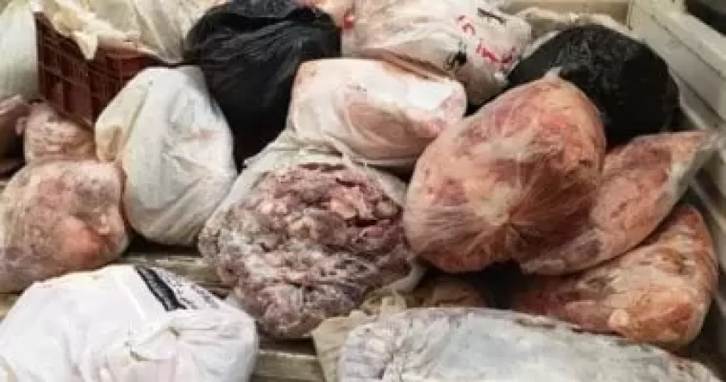 لحوم غير صالحة للاستهلاك الآدمى