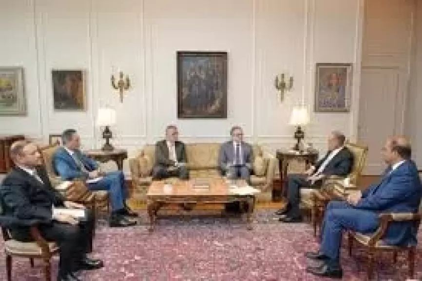 وزير الخارجية يستقبل خالد العنانى 