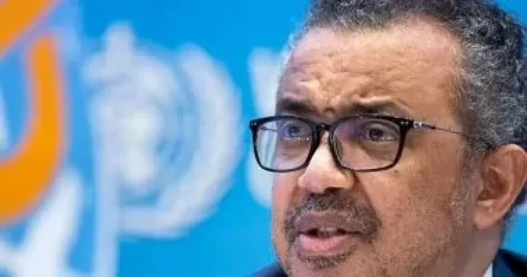 الدكتور تيدروس ادهانوم جبريسيوس