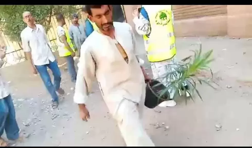 اثناء تشجير 