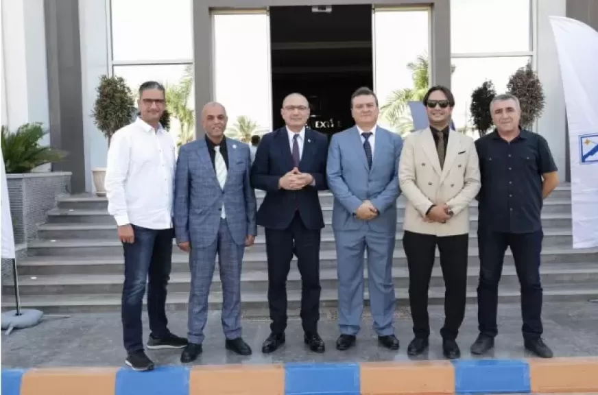 السفير التركي و اعضاءإدارة مصانع جيد تكس