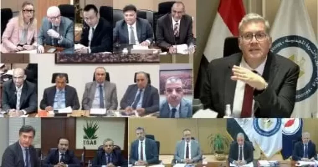 وزير والبترول خلال الاجتماع