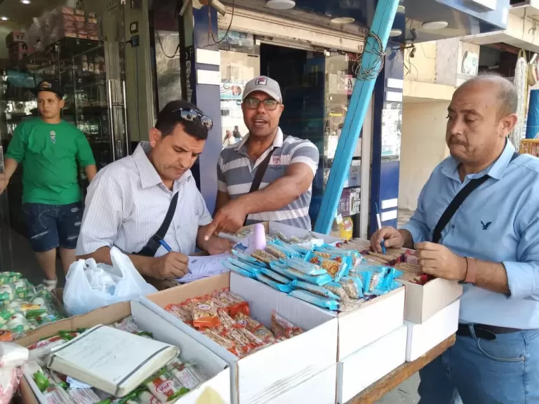 مراقبة الأغذية بالبحيره 