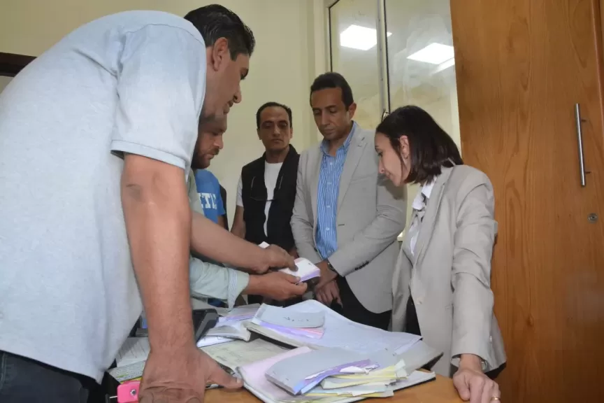 جاكلين عازر تقرر إحالة العاملين بالجمعية الزراعية 