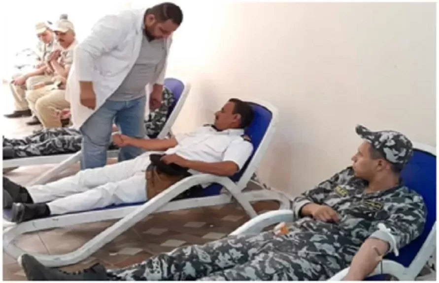 حملة تبرع بالدم لرجال الشرطة