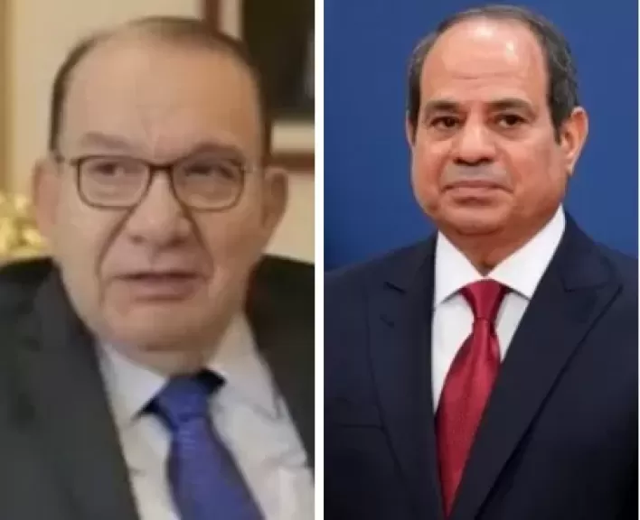 الرئيس السيسى والمهندس أحمد عادل
