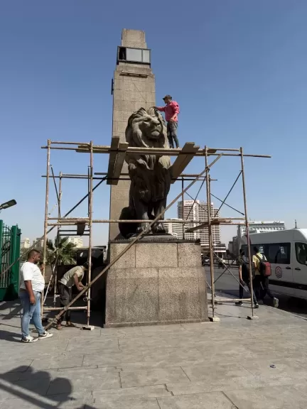 أسد قصر النيل 