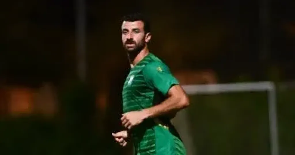 محمود متولى مدافع فريق الاتحاد السكندرى